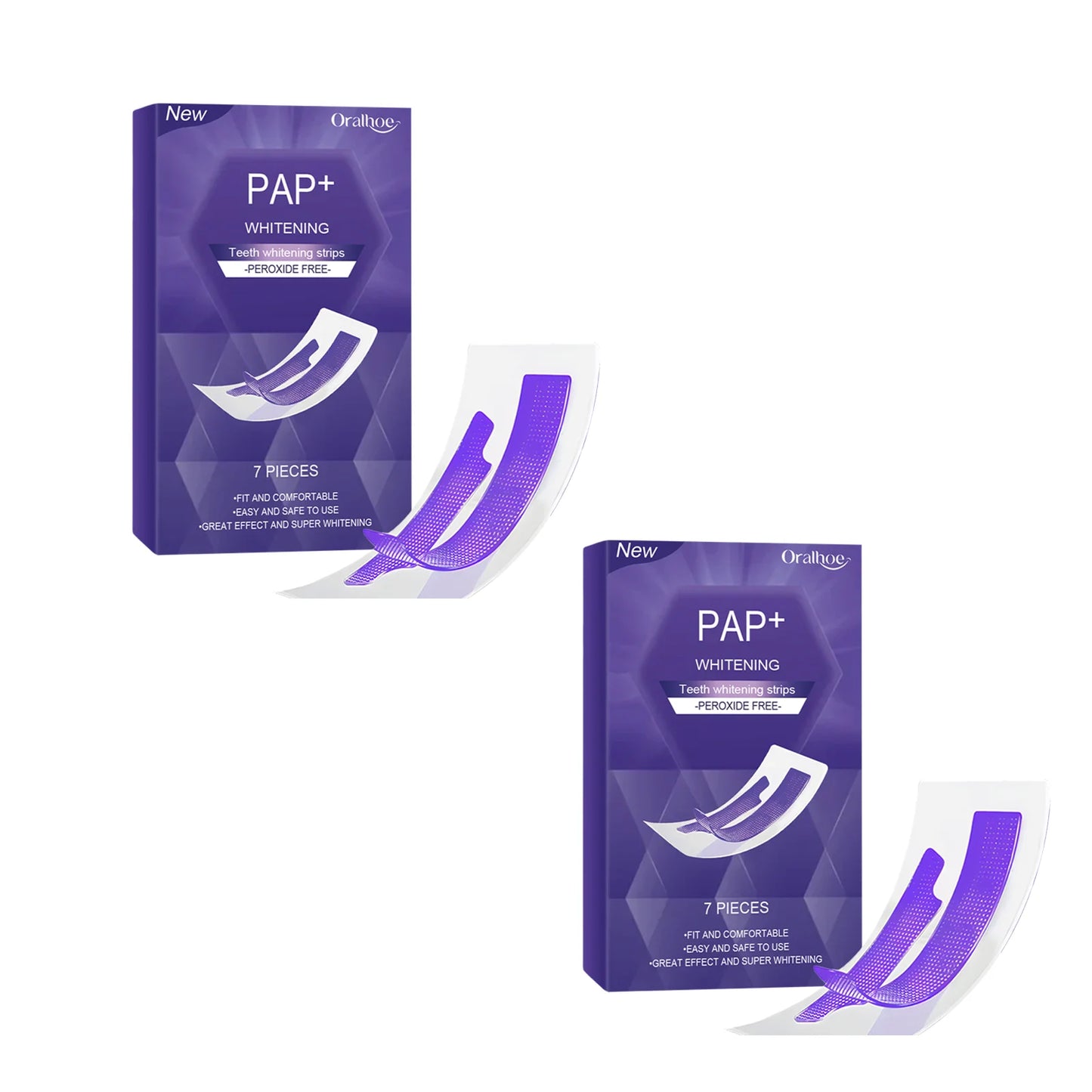 Purple Teeth Whitening Strips