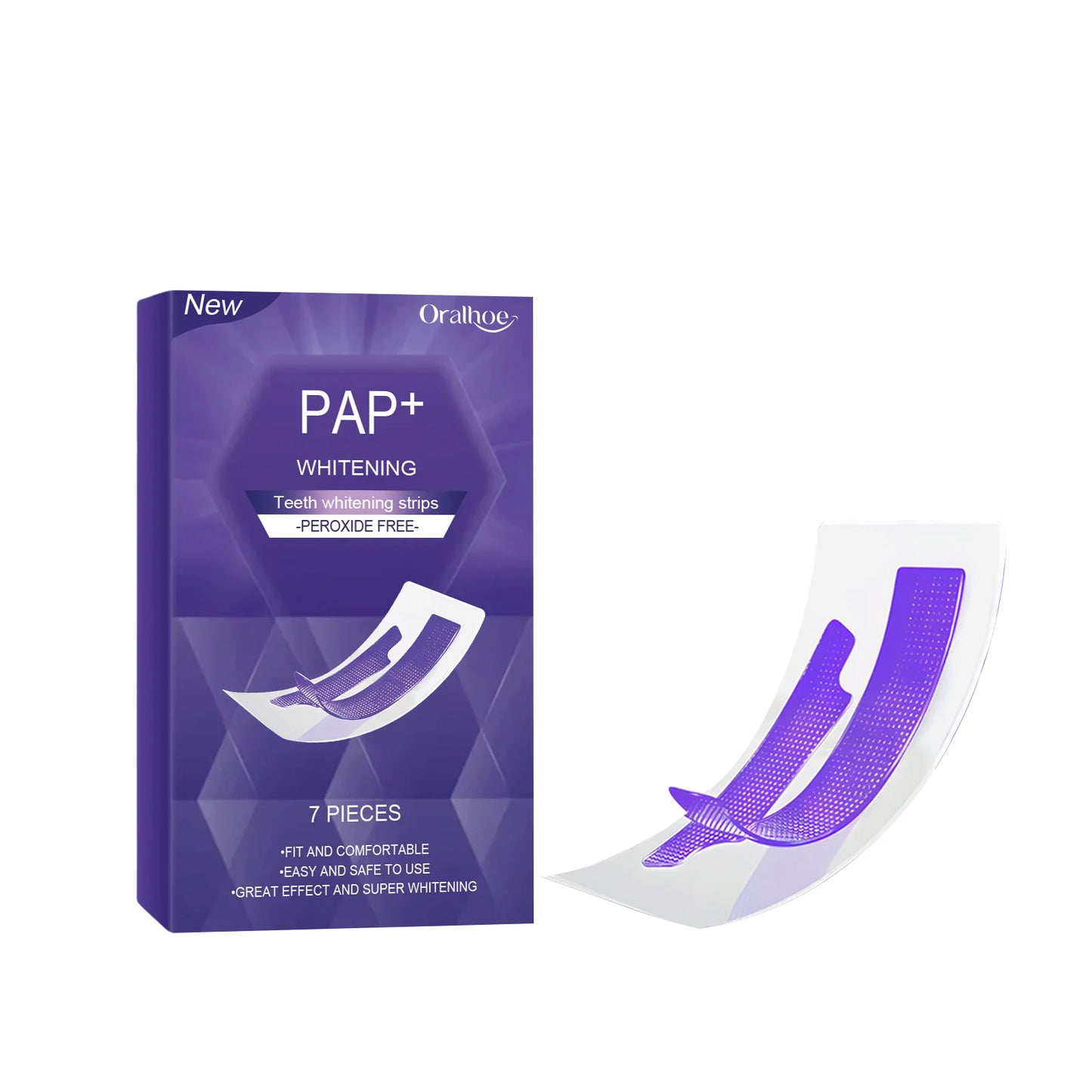 Purple Teeth Whitening Strips 