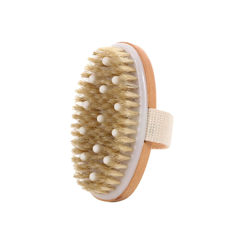 Dry body brush