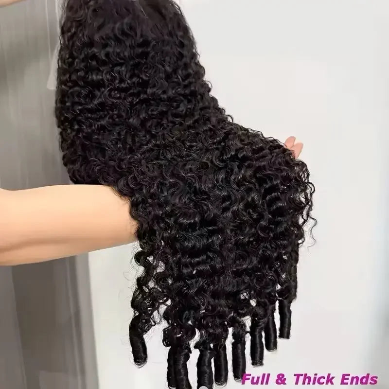 30 36 Inch Burmese Curly Hair Wig 13X6 HD Lace Front Human Hair Hair Wig 250% Density 13X4 Lace Front Loose Deep Wave Wig
