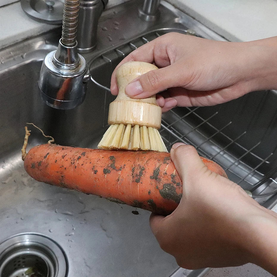 Bamboo Dish Scrub Brush 