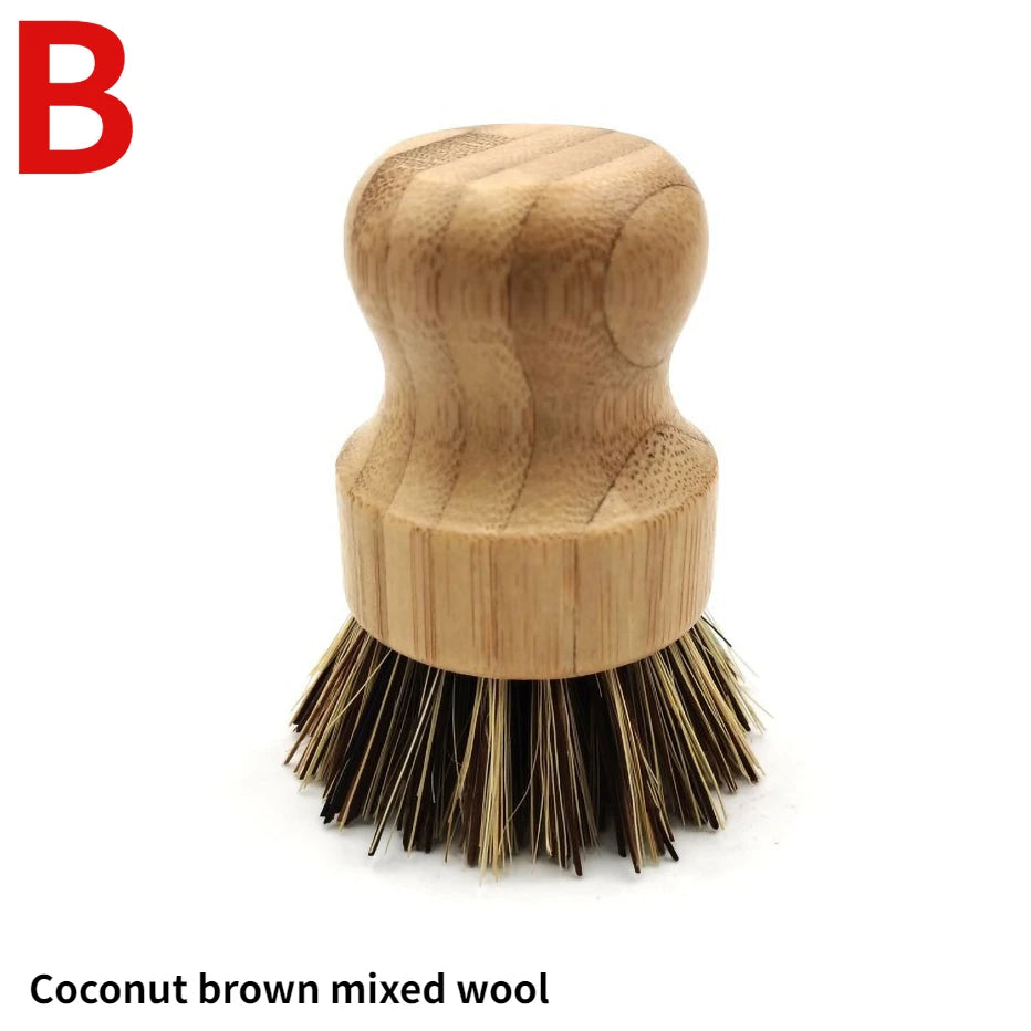 Bamboo Dish Scrub Brush 