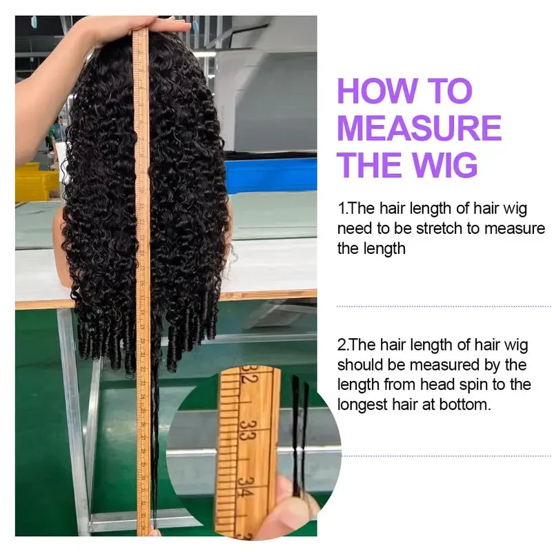 30 36 Inch Burmese Curly Hair Wig 13X6 HD Lace Front Human Hair Hair Wig 250% Density 13X4 Lace Front Loose Deep Wave Wig