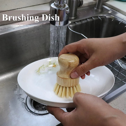 Bamboo Dish Scrub Brush 