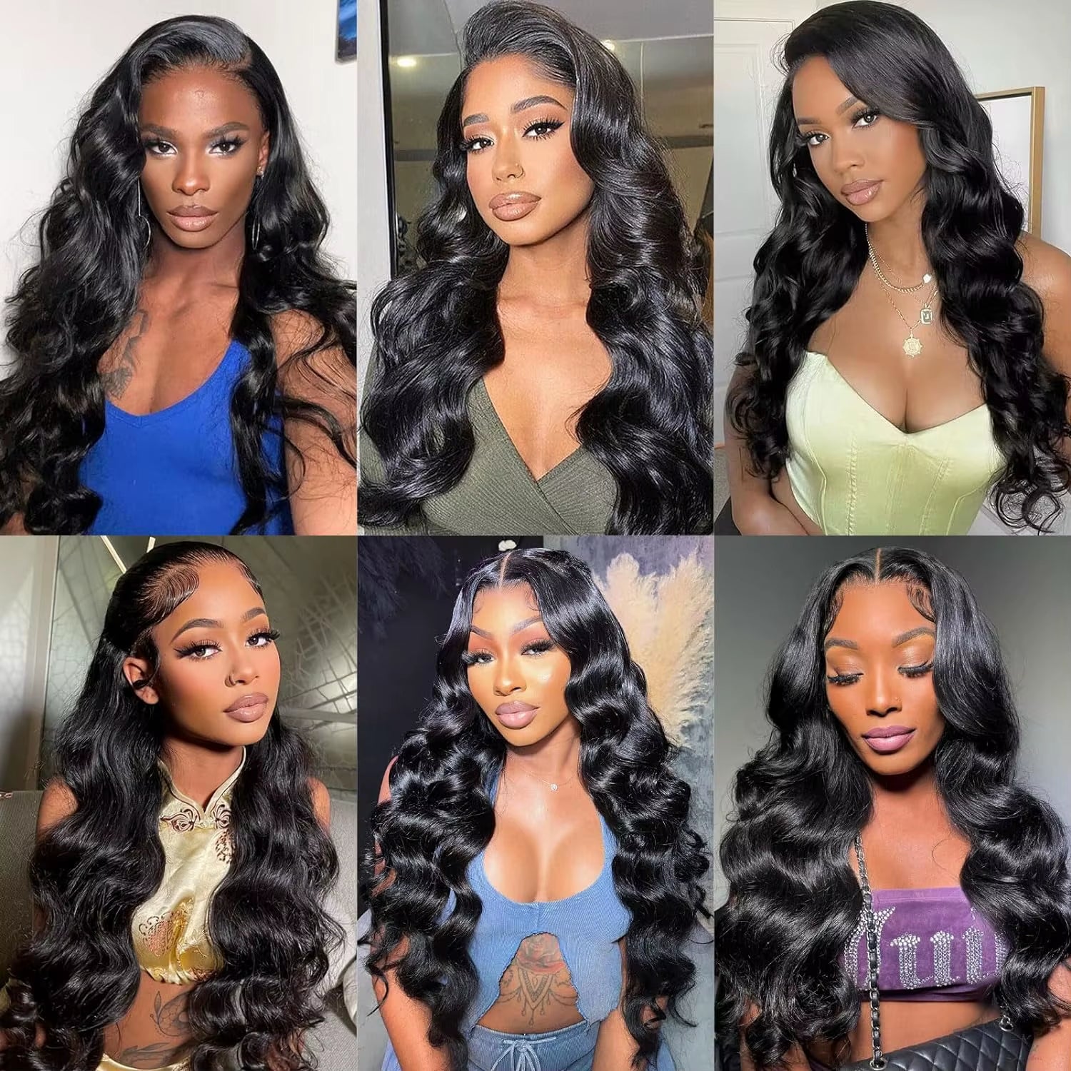  Glueless Wig Human Hair Body Wave 6X4 Lace Closure Glueless Wig Human Hair Ready to Wear Pre Cut Pre Plucked