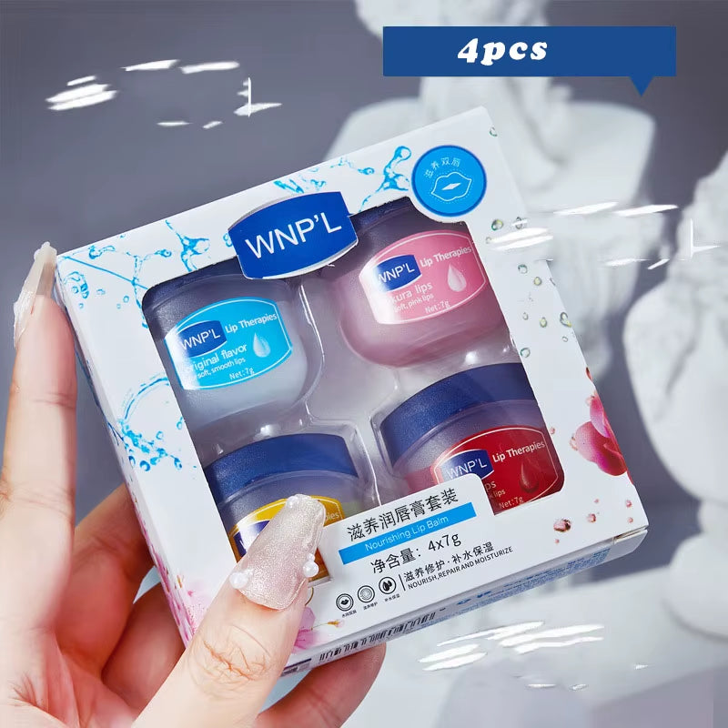 8/6/4/1Pcs Lip Balm Moisturizing Lipstick Base Moisturizer Makeup Natural Plant Anti-Cracking Lip Care Petroleum Jelly Lip Balm