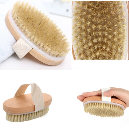 Dry body brush